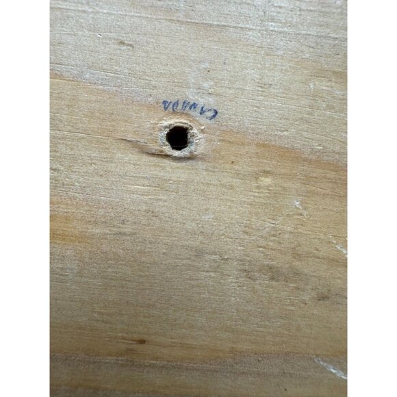 Wooden Alberta Crest Plaque 3D Relief Pintado A. Mano Industries 9" Diameter - Picture 7 of 8